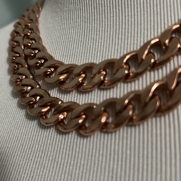 Rose Gold Chain Necklace - Picture 3 of 4